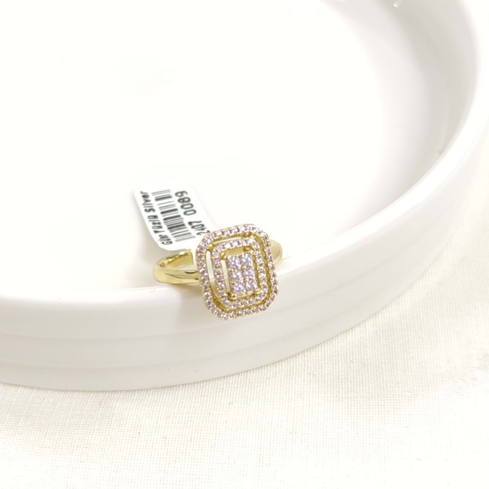 XUPING 12 MM BAGET YÜZÜK - ALTIN SARI - 18