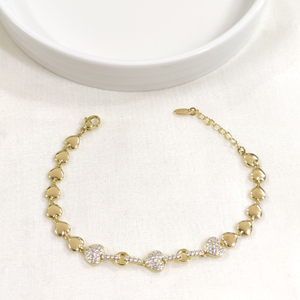 XUPING KALP BİLEKLİK GOLD 17+3 CM