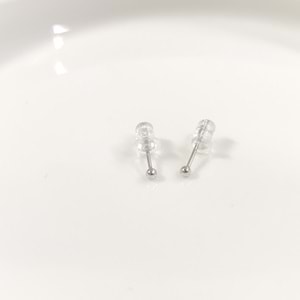 İTHAL 2 MM DÜZ TOP GÜMÜŞ ÇİVİ KÜPE