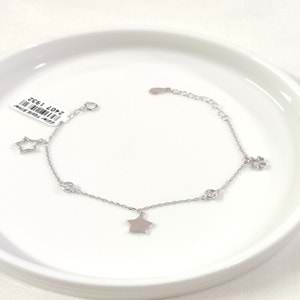 İTHAL SALLANTILI YILDIZ YONCA GÜMÜŞ BİLEKLİK