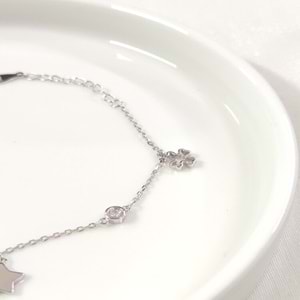 İTHAL SALLANTILI YILDIZ YONCA GÜMÜŞ BİLEKLİK