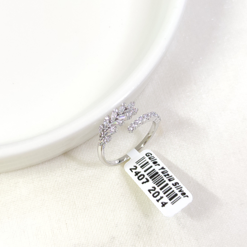 İTHAL BAŞAK BAGET TAŞLI GÜMÜŞ YÜZÜK