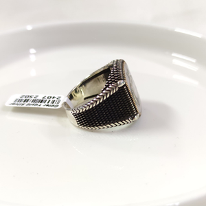 SEDEF DETAY AY YILDIZ GÜMÜŞ ERKEK YÜZÜK