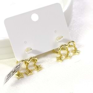 ÇELİK ÜÇ GÖRÜNÜMLÜ YILDIZ KÜPE