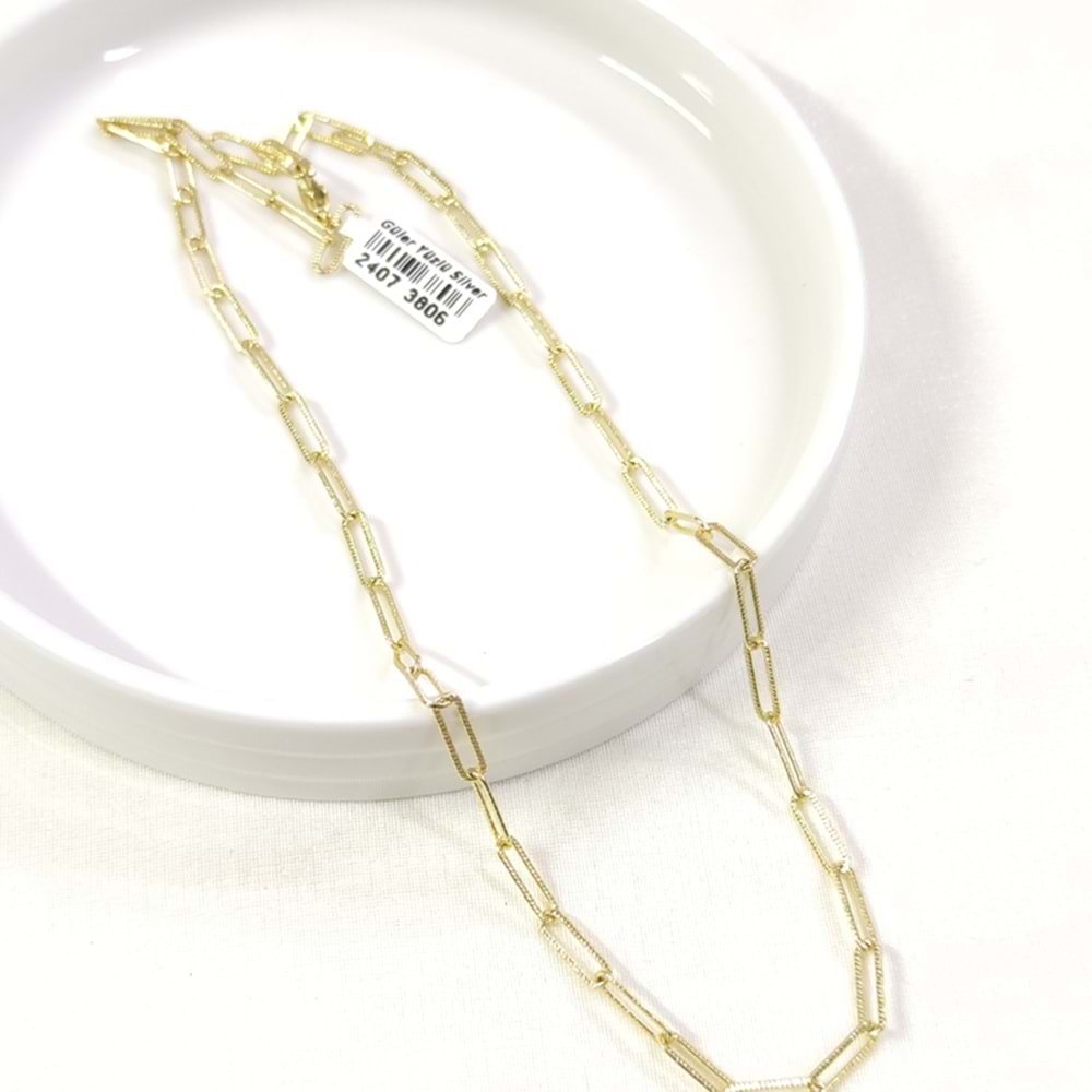 XUPING 50 CM DESENLİ ATAÇ ZİNCİR KOLYE GOLD