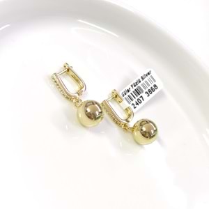 XUPING 9 MM TOP HALKA KÜPE GOLD