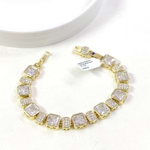 XUPING 9 MM BÜYÜK TAŞLI BİLEKLİK GOLD 17+2 CM
