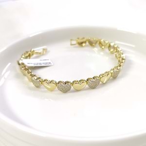 XUPING 7 MM KALP BİLEKLİK GOLD 17+2 CM