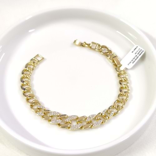 XUPING ASİMETRİK GURMET BİLEKLİK GOLD 17+2 CM