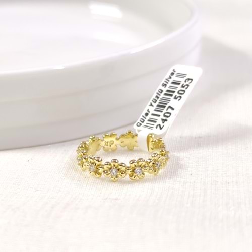 XUPING ÇİÇEK TAMTUR YÜZÜK GOLD