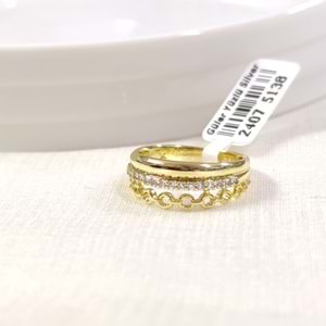 XUPING ÜÇLÜ BİRLEŞİK YÜZÜK GOLD - 16