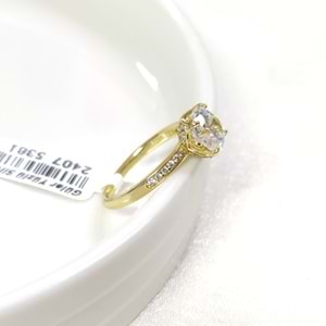 XUPING 8 MM TEKTAŞ YÜZÜK GOLD