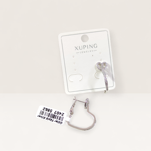 XUPING KALP 2 CM HALKA KÜPE BEYAZ