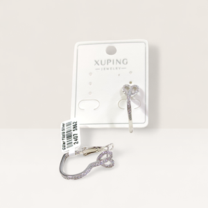XUPING KALP 2 CM HALKA KÜPE BEYAZ