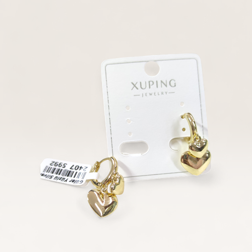 XUPING 12MM KALP 9MM HALKA KÜPE GOLD