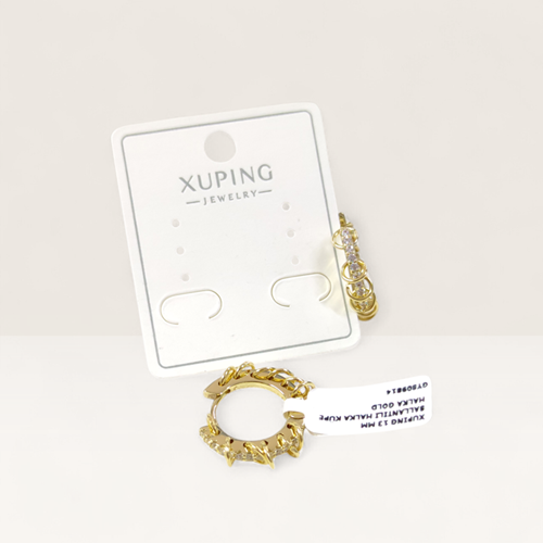 XUPING 13 MM SALLANTILI HALKA KÜPE HALKA GOLD