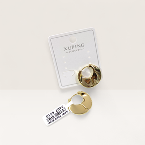 XUPING 20 MM DÜZ 10 MM HALKA KÜPE GOLD