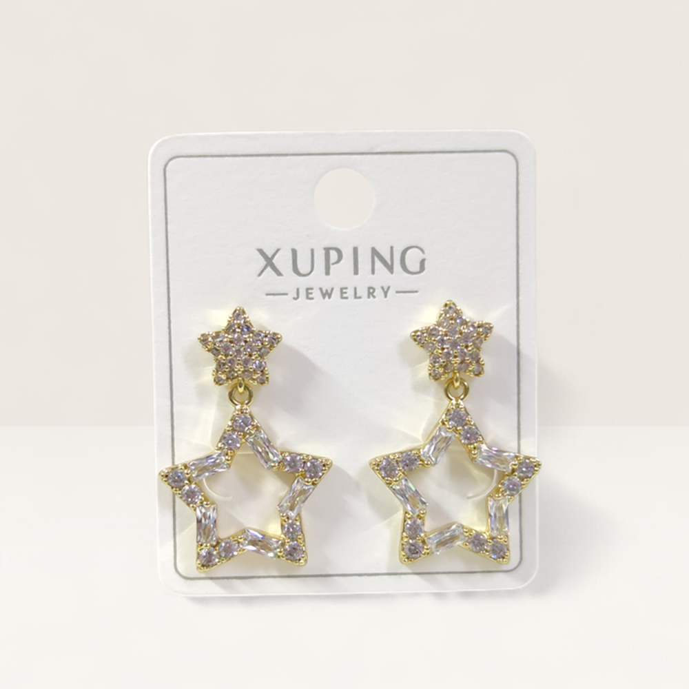 XUPING YILDIZ ÇİVİ KÜPE GOLD