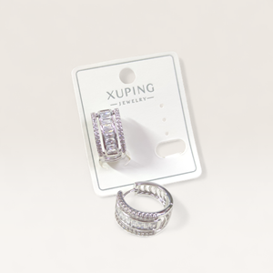 XUPING 15 MM KALIN HALKA BAGET KÜPE BEYAZ