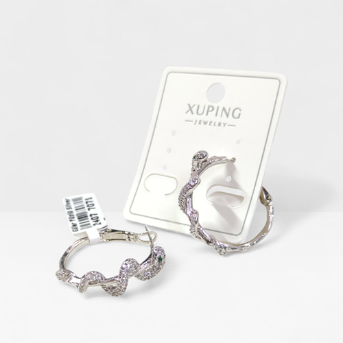 XUPING 22 MM YILAN HALKA KÜPE BEYAZ