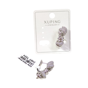 XUPING 25 MM BURGU HALKA KÜPE BEYAZ