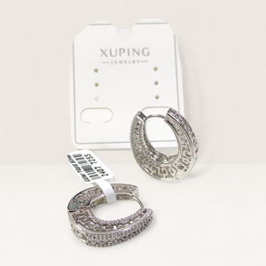 XUPING 12X25 MM HALKA LABİ KÜPE BEYAZ