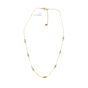ÇELİK KÜP KOLYE ZİNCİR GOLD 40+5 CM