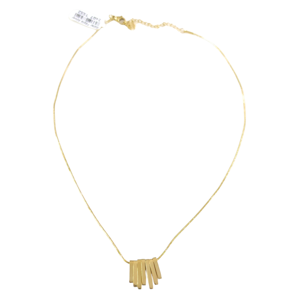 ÇELİK SALLANTILI KOLYE GOLD 40+5 CM