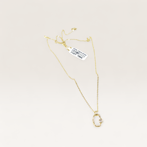 XUPING 12 MM ASİMETRİK DAMLA DETAY KOLYE 45 CM GOLD