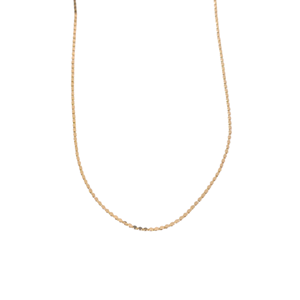 XUPING 2 MM İNCE EZME PUL KOLYE 45 CM GOLD