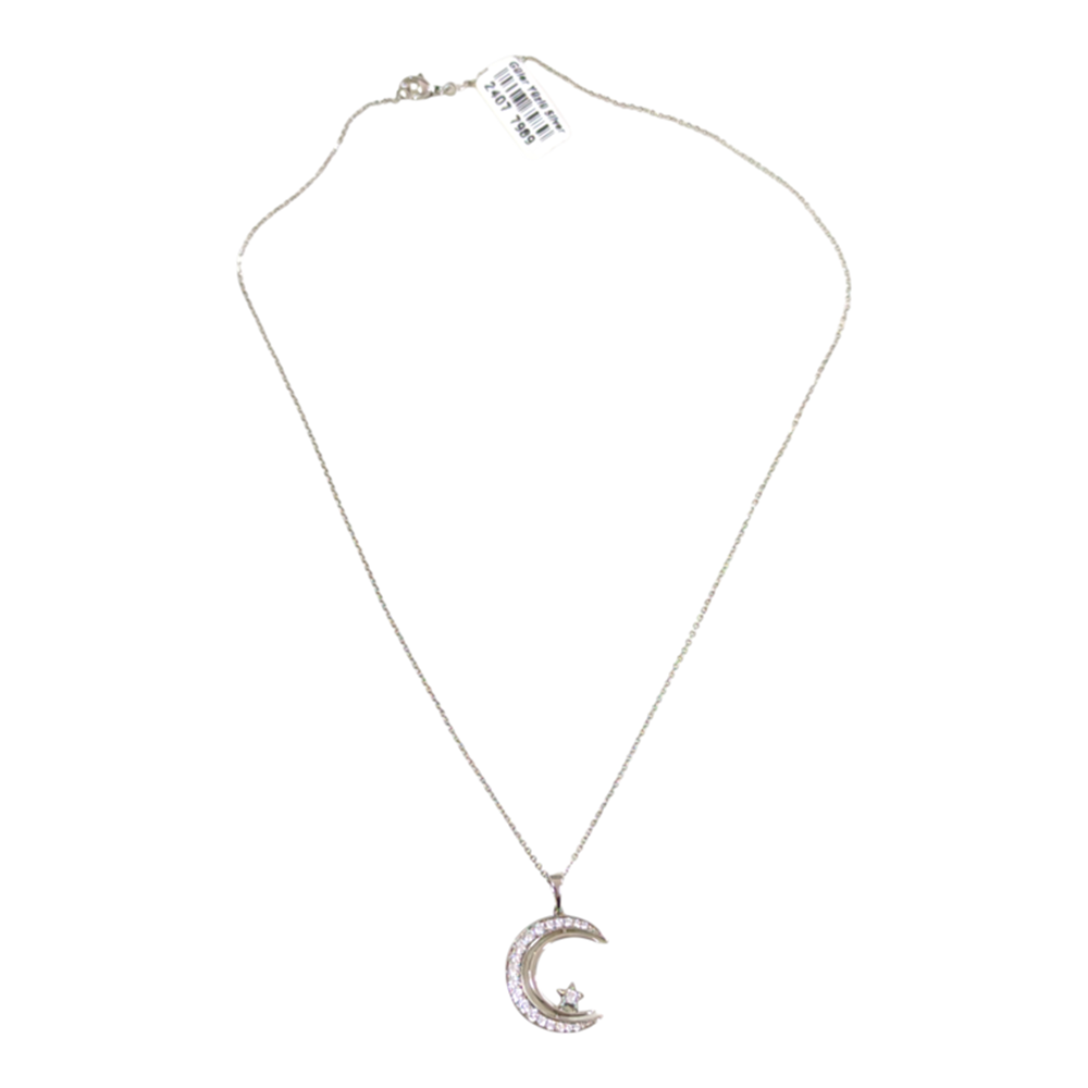 XUPING 2 CM HİLAL AY YILDIZ KOLYE 45 CM BEYAZ