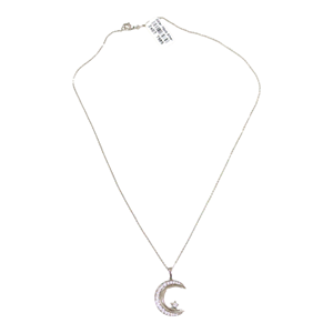 XUPING 2 CM HİLAL AY YILDIZ KOLYE 45 CM BEYAZ