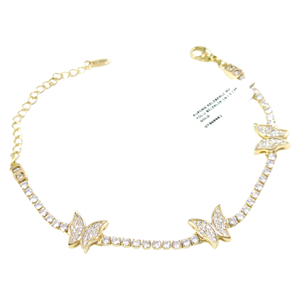 XUPING KELEBEKLİ SU YOLU BİLEKLİK 16+5 CM GOLD
