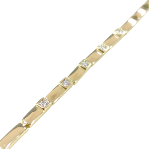 XUPING TAŞ DETAYLI BİLEKLİK 18 CM GOLD