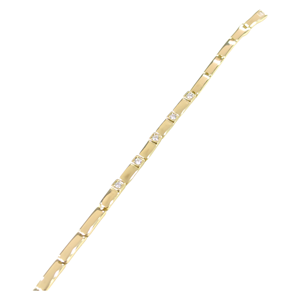 XUPING TAŞ DETAYLI BİLEKLİK 18 CM GOLD
