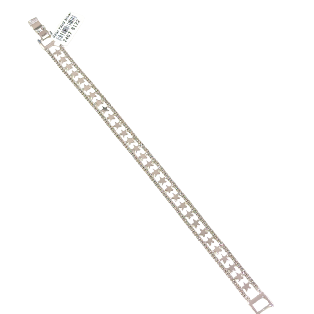XUPING 10 MM YILDIZLI BİLEKLİK 18 CM BEYAZ