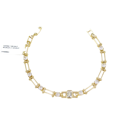 XUPING 7 MM BAGET BİLEKLİK 17 CM GOLD