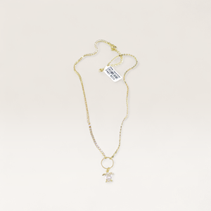 ÇELİK KAPLUMBAĞA SU YOLU DETAYLI KOLYE 40+5 CM GOLD