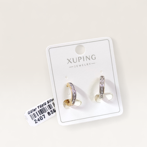 XUPING 10 MM MONTÜR HALKA KÜPE ROSE