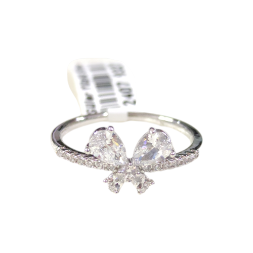 XUPING 10 MM TAŞLI KELEBEK YÜZÜK BEYAZ