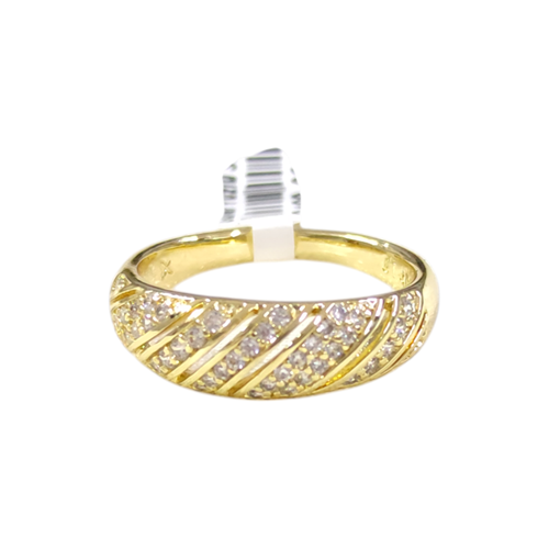 XUPING 7 MM TAŞLI BOMBELİ BURGU YÜZÜK GOLD