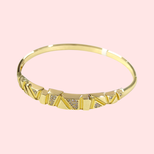 XUPING 6 CM ASİMETRİK KELEPÇE BİLEZİK GOLD