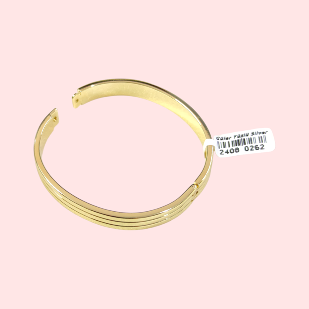XUPING 6 CM ÜÇLÜ BİRLEŞİK KELEPÇE BİLEZİK GOLD