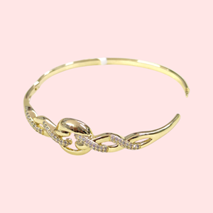 XUPING 6 CM ÖRGÜ KELEPÇE BİLEZİK GOLD