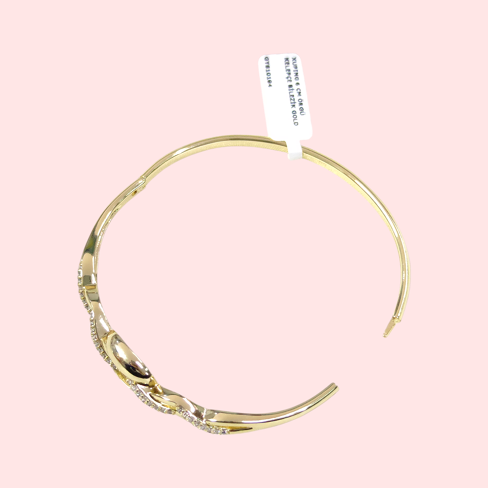 XUPING 6 CM ÖRGÜ KELEPÇE BİLEZİK GOLD