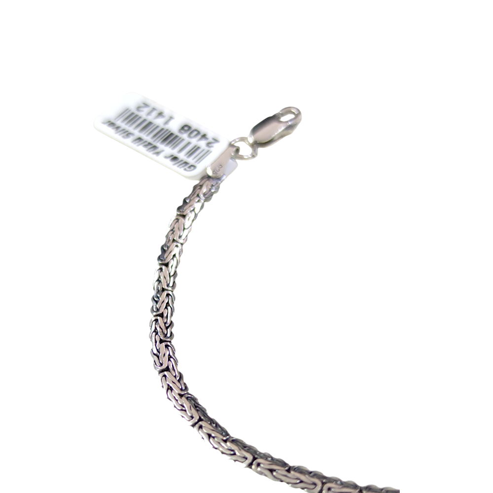 3,40 MM YASSI KRAL ZİNCİR BİLEKLİK 19 CM