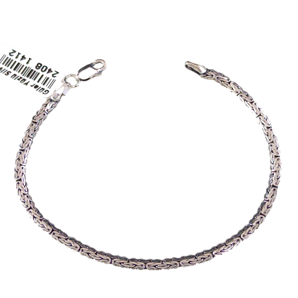 3,40 MM YASSI KRAL ZİNCİR BİLEKLİK 19 CM