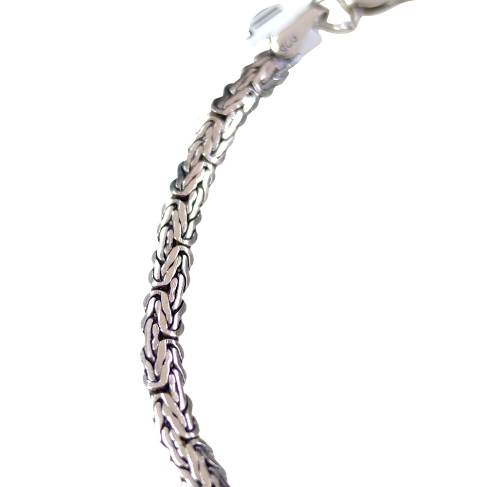 3,40 MM YASSI KRAL ZİNCİR BİLEKLİK 20 CM