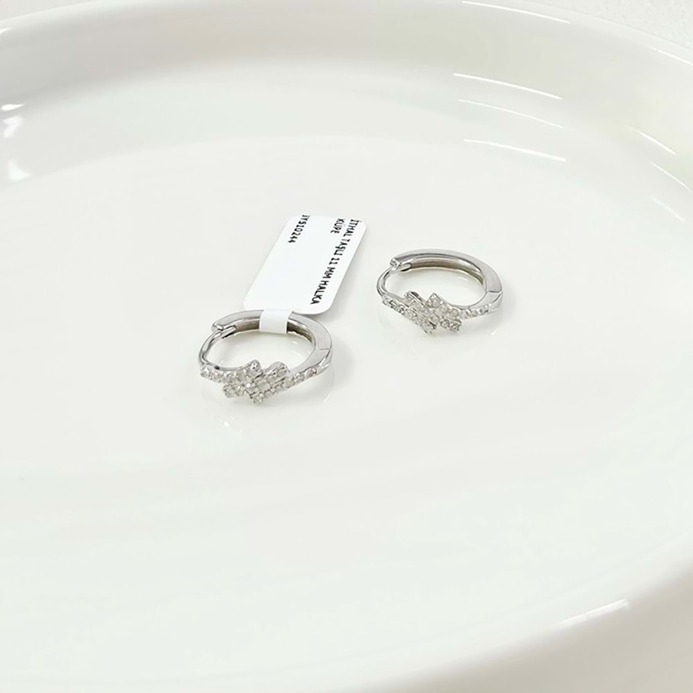 İTHAL TAŞLI 11 MM HALKA KÜPE
