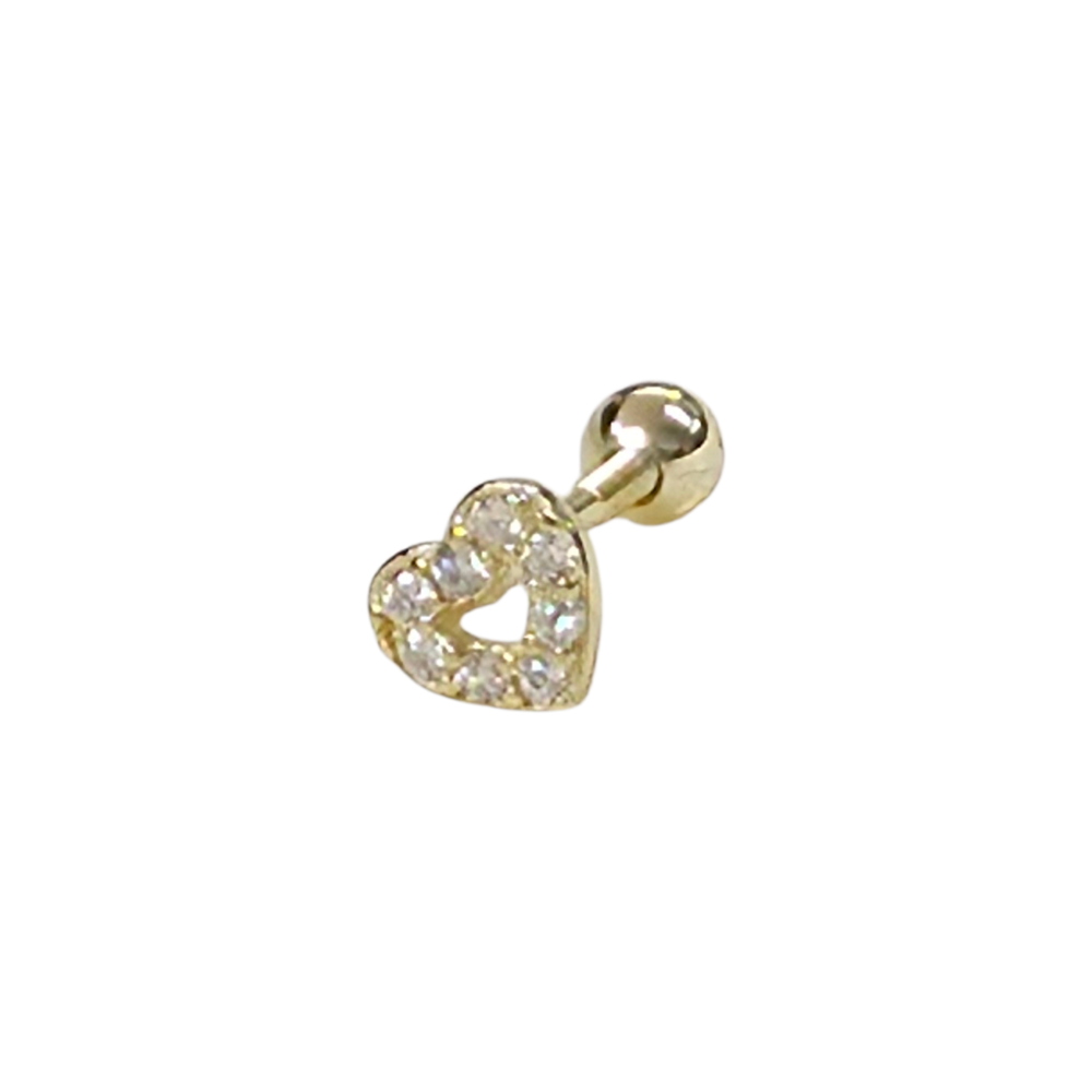 5 MM KALP ÇEMBERİ GÜMÜŞ TRAGUS PIERCING